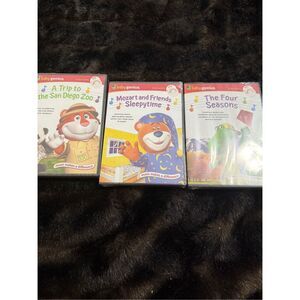 Baby Genius Mozart Friends and Sleepytime Friends , Zoo, seasons [DVd x3